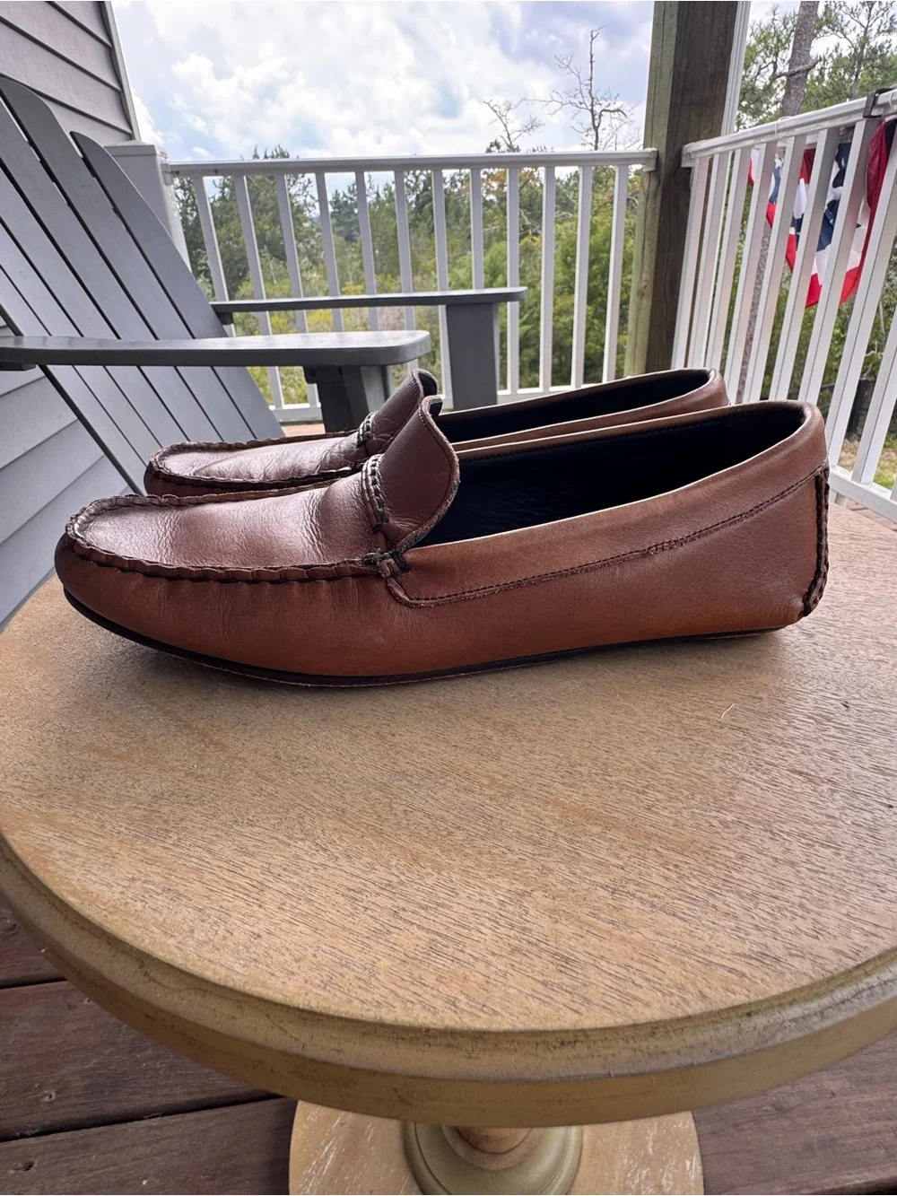Allen Edmonds Super Sport Brown Leather Driving Loafers Men’s 8D